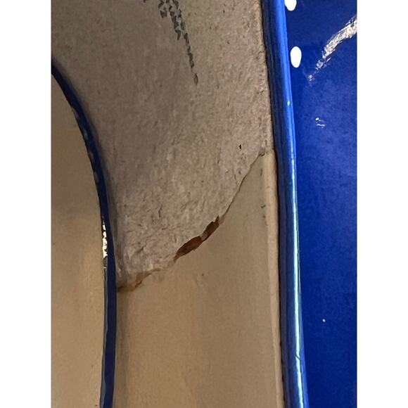 NWT Nine West Heels - Cobalt Blue Patent Pumps - 8 - Picture 9 of 10